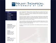 Tablet Screenshot of najmythompson.com